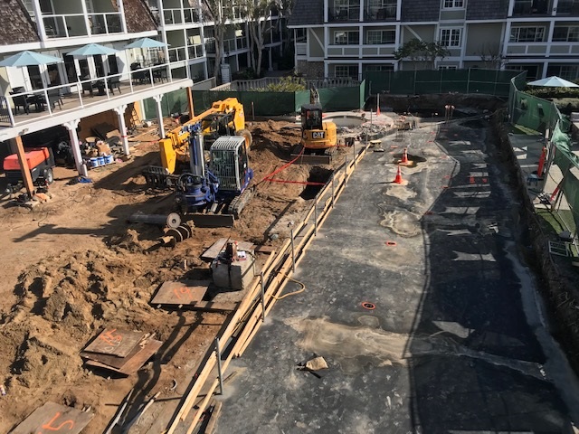 Outdoor pool, renovations
