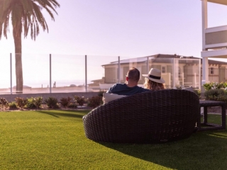 Carlsbad Resort Couple Sunset